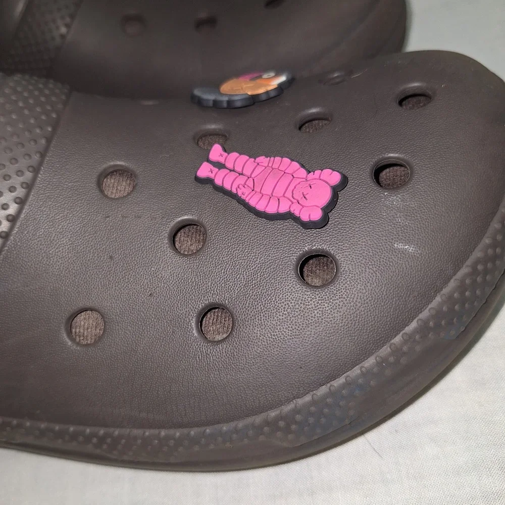 Crocs Brown 11 Classic Faux Fur Lined Clogs Men 203591 Chocolate Plush Interior